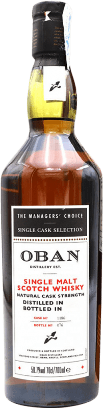 811,95 € Spedizione Gratuita | Whisky Single Malt Oban The Managers' Choice Regno Unito Bottiglia 70 cl