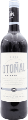 8,95 € Kostenloser Versand | Rotwein Olarra Otoñal Alterung D.O.Ca. Rioja La Rioja Spanien Flasche 75 cl