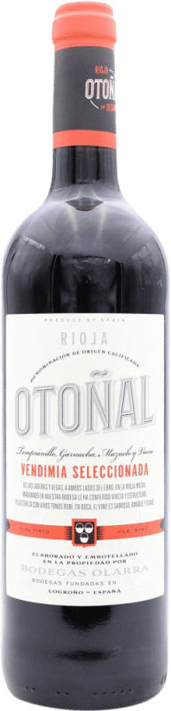 7,95 € Kostenloser Versand | Rotwein Olarra Otoñal Vendimia Seleccionada D.O.Ca. Rioja Spanien Flasche 75 cl