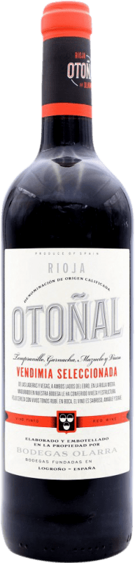 7,95 € Envío gratis | Vino tinto Olarra Otoñal Vendimia Seleccionada D.O.Ca. Rioja España Botella 75 cl