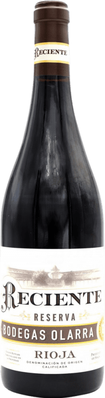 10,95 € Free Shipping | Red wine Olarra Reciente Reserve D.O.Ca. Rioja Spain Bottle 75 cl