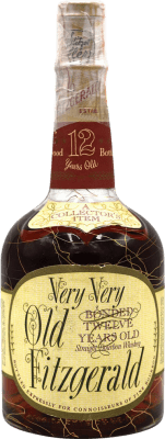 8 027,95 € Envio grátis | Whisky Bourbon Old Fitzgerald Very Very Estados Unidos 12 Anos 70 cl Exemplar de colecionador Não Próprio para Consumo