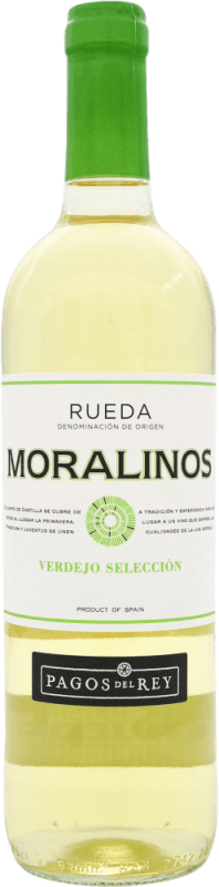 5,95 € Kostenloser Versand | Weißwein Pagos del Rey Moralinos D.O. Rueda Spanien Verdejo Flasche 75 cl