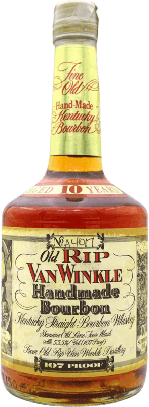 2 846,95 € Spedizione Gratuita | Whisky Bourbon Pappy Van Winkle's Old Rip Esemplare da Collezione stati Uniti 10 Anni Bottiglia 70 cl