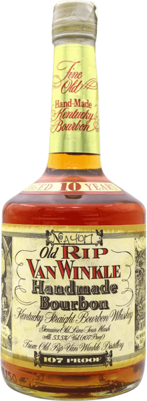 2 846,95 € Envio grátis | Whisky Bourbon Pappy Van Winkle's Old Rip Espécime de Colecionador Estados Unidos 10 Anos Garrafa 70 cl