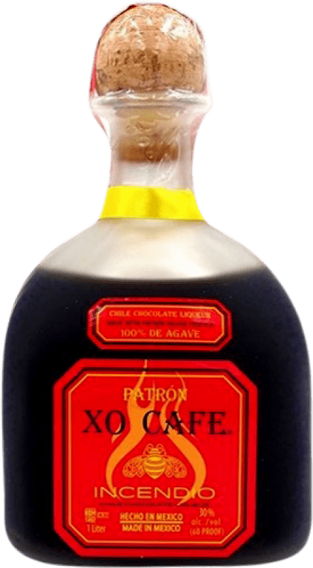 33,95 € Kostenloser Versand | Liköre Patrón XO Café Incendio con Tequila Mexiko Flasche 70 cl