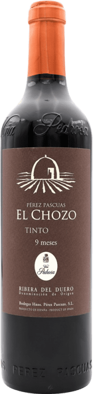 15,95 € 免费送货 | 红酒 Hermanos Pérez Pascuas El Chozo 9 Meses D.O. Ribera del Duero 卡斯蒂利亚莱昂 西班牙 瓶子 75 cl