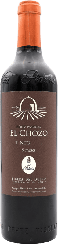 15,95 € Бесплатная доставка | Красное вино Hermanos Pérez Pascuas El Chozo 9 Meses D.O. Ribera del Duero Кастилия-Леон Испания бутылка 75 cl