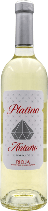 4,95 € Kostenloser Versand | Weißwein Antaño Semiseco — Halbtrocken Platino — Edition Platin D.O.Ca. Rioja Spanien 75 cl
