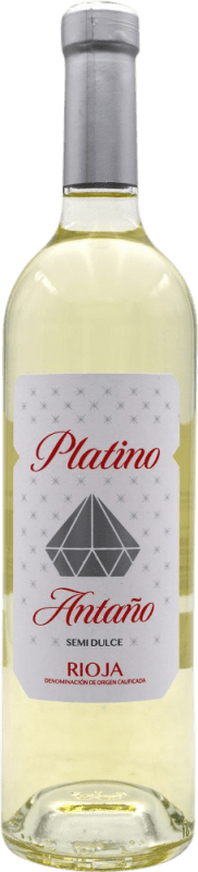 4,95 € Free Shipping | White wine Antaño Platino Semi-Dry Semi-Sweet D.O.Ca. Rioja Spain Bottle 75 cl