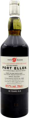 4 402,95 € Envoi gratuit | Single Malt Whisky Port Ellen 9th Release Royaume-Uni 30 Ans Bouteille 70 cl