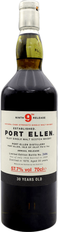 4 402,95 € Envoi gratuit | Whisky Single Malt Port Ellen 9th Release Édition Limitée Royaume-Uni 30 Ans Bouteille 70 cl