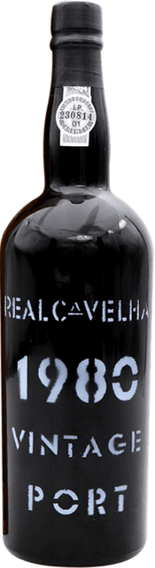 165,95 € 免费送货 | 强化酒 Real Companhia Velha Vintage Port 1980 I.G. Porto 葡萄牙 瓶子 75 cl