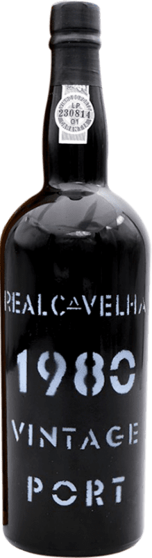 165,95 € Spedizione Gratuita | Vino fortificato Real Companhia Velha Vintage Port 1980 I.G. Porto Portogallo Bottiglia 75 cl