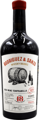 42,95 € Spedizione Gratuita | Vino Rosso Rodríguez & Sanzo D.O. Toro Spagna Tempranillo 75 cl