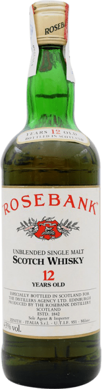 1 189,95 € Бесплатная доставка | Виски из одного солода Rosebank Коллекционный образец Объединенное Королевство 12 Лет бутылка 70 cl