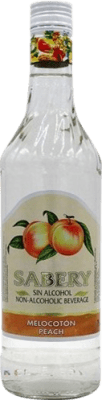 5,95 € Spedizione Gratuita | Schnapps Sabery Spagna 75 cl Melocotón — Pesca Senza Alcol