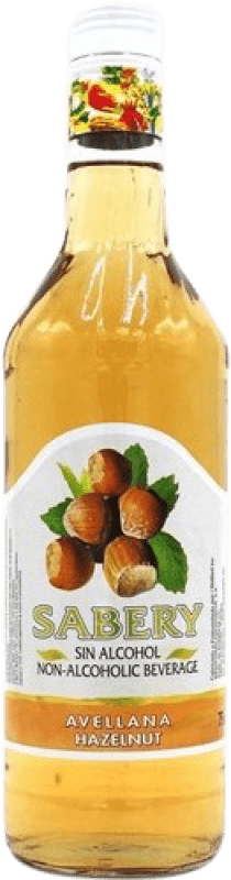 5,95 € Spedizione Gratuita | Schnapps Sabery Spagna 75 cl Avellana — Nocciola Senza Alcol