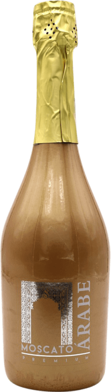 7,95 € Envío gratis | Espumoso blanco Sani Primavera Árabe Premium D.O. Valencia España Moscato Botella 75 cl