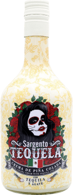 16,95 € Free Shipping | Liqueur Cream Sargento Tequela Piña Colada con Tequila Mexico Bottle 70 cl