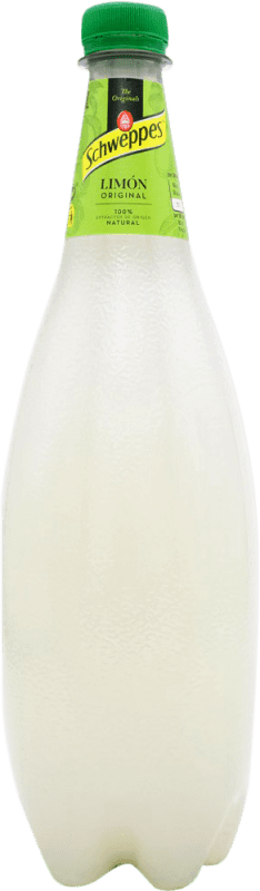 5,95 € 免费送货 | 碳酸饮料 Schweppes 西班牙 特殊瓶 1,5 L Limón — 柠檬