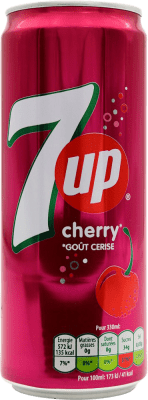1,95 € 免费送货 | 碳酸饮料 Seven Up 7up 西班牙 罐 33 cl Cherry — 樱桃