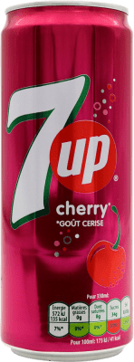 1,95 € 免费送货 | 饮料和搅拌机 Seven Up 7up Cherry 西班牙 铝罐 33 cl