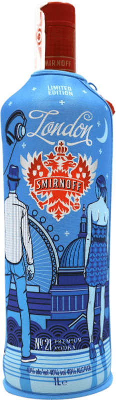 19,95 € 送料無料 | ウォッカ Smirnoff Nightlife Capitals Londres ロシア連邦 1 L