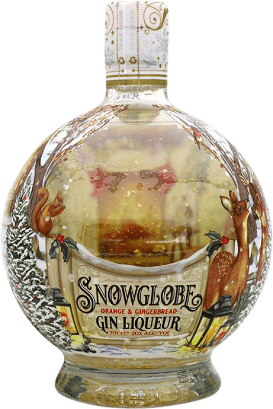 52,95 € 免费送货 | 利口酒 Snow Globe Orange & Gingerbread 英国 瓶子 70 cl