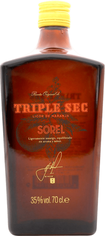 14,95 € Envio grátis | Triple Sec Sorel México 70 cl Naranja — Laranja