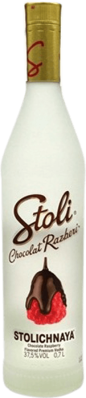 11,95 € Free Shipping | Vodka Stolichnaya Stoli Razberi Russian Federation 70 cl Chocolate, Raspberry