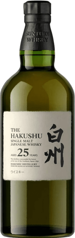 3 941,95 € Free Shipping | Single Malt Whisky Suntory Hakushu Japan 25 Years 70 cl