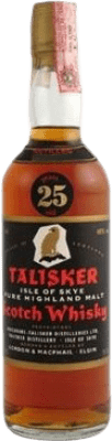 3 443,95 € Envoi gratuit | Whisky Single Malt Talisker Black — Édition Noire Royaume-Uni 25 Ans Bouteille 70 cl Objet de Collection Non Destinée à la Consommation