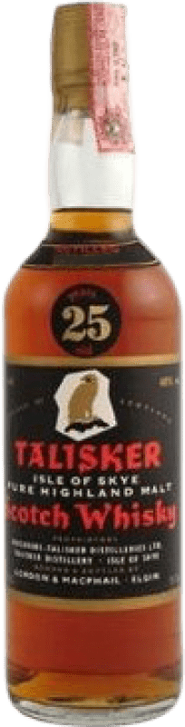 3 443,95 € 免费送货 | 单一麦芽威士忌 Talisker Black — 黑色版 英国 25 岁 70 cl 收藏品 不可食用