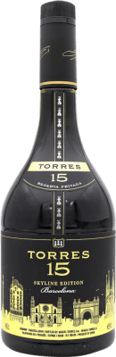 86,95 € Spedizione Gratuita | Brandy Torres Skyline Edizione Limitata D.O. Catalunya Spagna 15 Anni 1 L