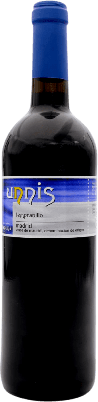 4,95 € Бесплатная доставка | Красное вино Unnis D.O. Vinos de Madrid Сообщество Мадрида Испания Tempranillo — Темпранильо Бутылка 75 cl