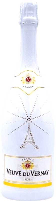 13,95 € Envío gratis | Espumoso blanco Veuve du Vernay Ice A.O.C. Champagne Francia Botella 75 cl