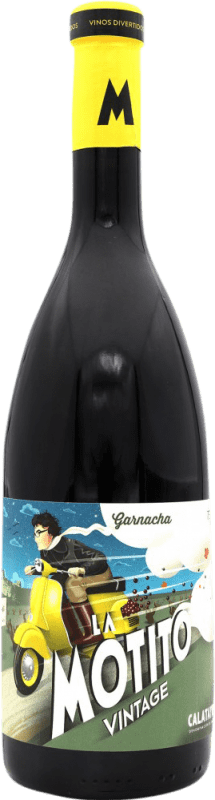 8,95 € Envío gratis | Vino tinto Vinos Divertidos La Motito Vintage D.O. Calatayud Aragón España Botella 75 cl