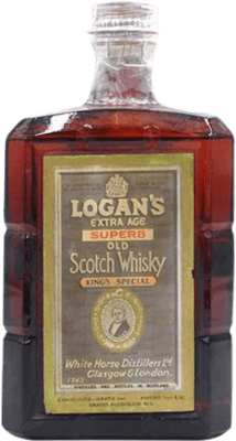 2 297,95 € Free Shipping | Whisky Blended White Horse Logan's Extra Age Collector's Specimen United Kingdom Bottle 70 cl