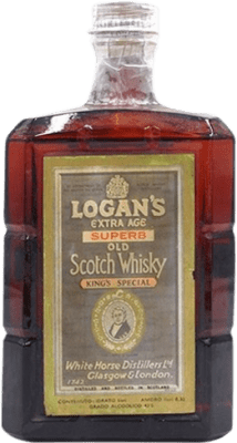 2 297,95 € Envío gratis | Whisky Blended White Horse Logan's Extra Barrel Aged — Envejecido en Barrica Reino Unido 70 cl Ejemplar Coleccionista No Apto para Consumo
