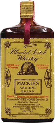 13 102,95 € Kostenloser Versand | Whiskey Blended White Horse Mackie's Ancient Brand Sammlerexemplar Großbritannien Flasche 70 cl