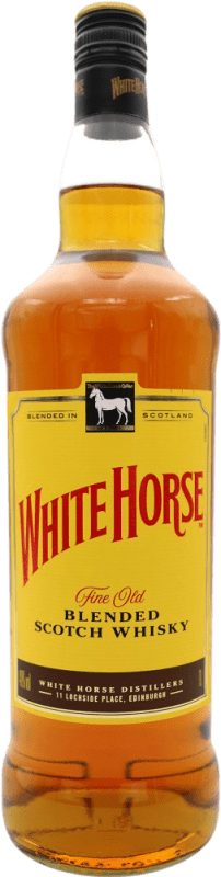 25,95 € Free Shipping | Blended Whisky White Horse Collector's Specimen United Kingdom Bottle 1 L