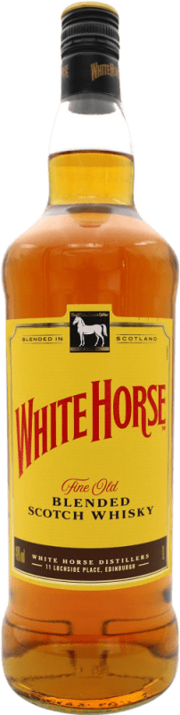 29,95 € Envio grátis | Whisky Blended White Horse Espécime de Colecionador Reino Unido Garrafa 1 L