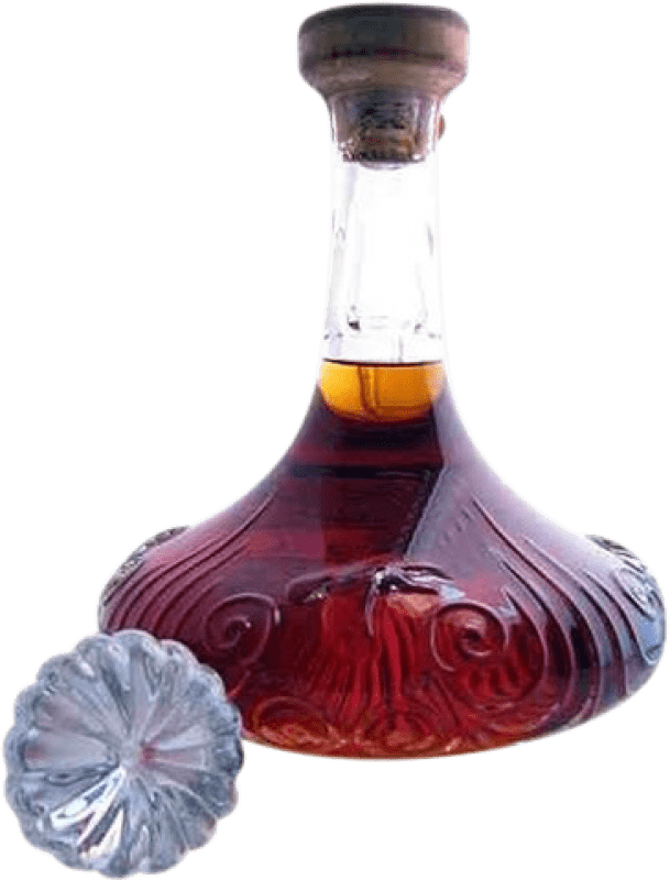 1 939,95 € Kostenloser Versand | Whisky Bourbon Wild Turkey Crystal Decanter by Baccarat Sammlerexemplar Vereinigte Staaten 8 Jahre Flasche 1 L