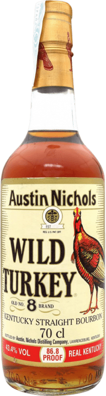 262,95 € Envoi gratuit | Whisky Bourbon Wild Turkey États Unis 8 Ans Bouteille 70 cl Objet de Collection Non Destinée à la Consommation