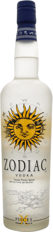 79,95 € Envio grátis | Vodka Zodiac Piscis Espanha 70 cl