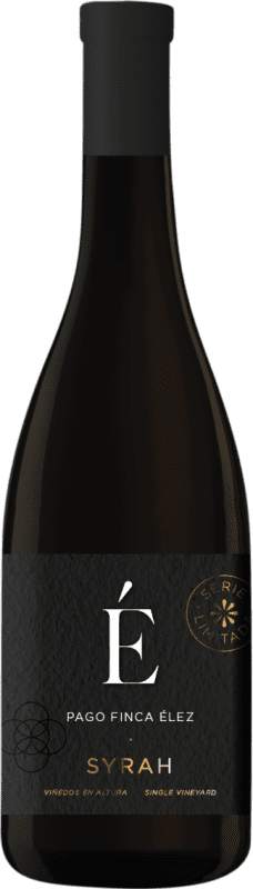 32,95 € Envío gratis | Vino tinto 1080 Vinos en Altura D.O.P. Vino de Pago Finca Élez Castilla la Mancha España Syrah Botella 75 cl