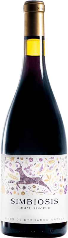 24,95 € Envío gratis | Vino tinto Bernardo Ortega Simbiosis Sincero I.G.P. Vino de la Tierra de Castilla Castilla la Mancha España Bobal Botella 75 cl