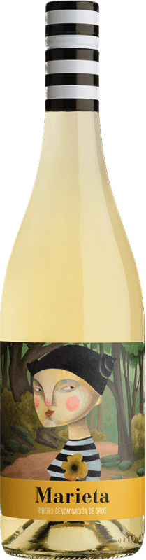 10,95 € Envio grátis | Vinho Branco Martín Códax Marieta D.O. Ribeiro Galiza Espanha Palomino Fino 75 cl