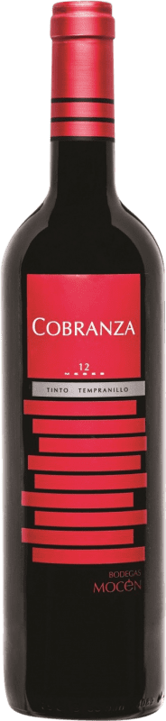 8,95 € 免费送货 | 红酒 Mocén Cobranza 12 Meses I.G.P. Vino de la Tierra de Castilla y León 卡斯蒂利亚莱昂 西班牙 Tempranillo 瓶子 75 cl